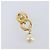 Orecchini CHANEL metallo Gold Tone CC Auth bs37052 - vista 2