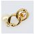 Orecchini CHANEL metallo Gold Tone CC Auth bs37052 - vista 3