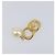 Orecchini CHANEL metallo Gold Tone CC Auth bs37052 - vista 5