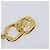 Orecchini CHANEL metallo Gold Tone CC Auth bs37052 - vista 6