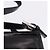 Borsa a spalla FENDI Mamma Baguette in pelle nera argento Auth 199954A Nero - vista 18