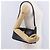 Borsa a spalla FENDI Mamma Baguette in pelle nera argento Auth 199954A Nero - vista 27