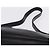 Borsa a spalla FENDI Mamma Baguette in pelle nera argento Auth 199954A Nero - vista 8