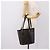 Céline Borsa a tracolla CELINE Macadam PVC Pelle Nero Tono Oro Auth 199507A - vista 22