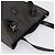 Céline Borsa a tracolla CELINE Macadam PVC Pelle Nero Tono Oro Auth 199507A - vista 6