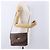 Céline Borsa CELINE Macadam Canvas Horse Carriage Bag PVC Leather Brown Gold Auth 200080 Marrone D'oro - vista 24