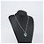 Collana SAINT LAURENT Metallo Argento Verde Auth BA15462 - vista 14