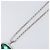 Collana SAINT LAURENT Metallo Argento Verde Auth BA15462 - vista 4