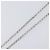 Collana SAINT LAURENT Metallo Argento Verde Auth BA15462 - vista 5