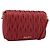 Borsa a tracolla Miu Miu Matelassé in pelle rossa e oro Auth 201956 Rosso D'oro