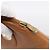 Borsa a mano MCM in pelle marrone e oro autentica bs37006 D'oro - vista 10