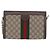 Borsa GUCCI GG Supreme Chain Web Sherry Line PVC Beige Oro 503877 Auth ka5977V D'oro - vista 2