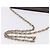 Borsa GUCCI GG Supreme Chain Web Sherry Line PVC Beige Oro 503877 Auth ka5977V D'oro - vista 7
