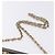 Borsa GUCCI GG Supreme Chain Web Sherry Line PVC Beige Oro 503877 Auth ka5977V D'oro - vista 8