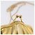GUCCI GG Chain Shoulder Pouch Metal Gold Auth 200279V D'oro - vista 10