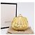 GUCCI GG Chain Shoulder Pouch Metal Gold Auth 200279V D'oro - vista 12