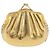 GUCCI GG Chain Shoulder Pouch Metal Gold Auth 200279V D'oro - vista 13