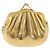 GUCCI GG Chain Shoulder Pouch Metal Gold Auth 200279V D'oro - vista 2