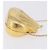 GUCCI GG Chain Shoulder Pouch Metal Gold Auth 200279V D'oro - vista 3