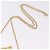 GUCCI GG Chain Shoulder Pouch Metal Gold Auth 200279V D'oro - vista 8