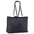 SAINT LAURENT Tote Bag aus Leder Navy Goldfarben Auth 202263A Marineblau