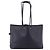 SAINT LAURENT Tote Bag aus Leder Navy Goldfarben Auth 202263A Marineblau - Ansicht 2