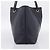 SAINT LAURENT Tote Bag aus Leder Navy Goldfarben Auth 202263A Marineblau - Ansicht 3