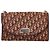Borsa a tracolla Christian Dior Trotter Canvas Rosso Oro Auth ka6024 D'oro - vista 13