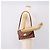 Borsa a tracolla Christian Dior Trotter Canvas Rosso Oro Auth ka6024 D'oro - vista 18