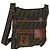 Borsa a tracolla FENDI Zucca Canvas Marrone Nero Auth 199194V