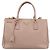 Borsa a Mano PRADA Galleria Saffiano 2way Rosa Tono Oro Auth 202076V - vista 13