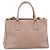 Borsa a Mano PRADA Galleria Saffiano 2way Rosa Tono Oro Auth 202076V - vista 2