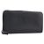 Saffiano PRADA Langbeutel aus Safiano-Leder Schwarz Silber Auth bs36866