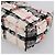 Borsa a tracolla CHANEL Mini Matelasse 20 in tweed Bianco Argento CC Auth 202073SM - vista 17
