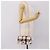 Borsa a tracolla CHANEL Mini Matelasse 20 in tweed Bianco Argento CC Auth 202073SM - vista 25