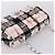Borsa a tracolla CHANEL Mini Matelasse 20 in tweed Bianco Argento CC Auth 202073SM - vista 6