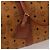 Borsa Boston MCM Logogram Vicetos PVC Leather 2way Brown Gold Auth 199620 Marrone D'oro - vista 21