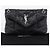 Borsa a tracolla SAINT LAURENT Lulu Puffer con catena in pelle nera e argento Auth ka5996SAM Nero - vista 12