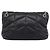 Borsa a tracolla SAINT LAURENT Lulu Puffer con catena in pelle nera e argento Auth ka5996SAM Nero - vista 2