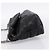 Borsa a tracolla SAINT LAURENT Lulu Puffer con catena in pelle nera e argento Auth ka5996SAM Nero - vista 3