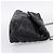 Borsa a tracolla SAINT LAURENT Lulu Puffer con catena in pelle nera e argento Auth ka5996SAM Nero - vista 4