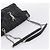 Borsa a tracolla SAINT LAURENT Lulu Puffer con catena in pelle nera e argento Auth ka5996SAM Nero - vista 7