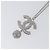 Collana CHANEL Strass metallo Silver CC Auth 199879M Argento - vista 3