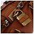 Chloé Bolso Chloe Paddington de cuero marrón oro plata auténtico ki6775M Castaño Dorado - vista 17