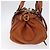 Chloé Bolso Chloe Paddington de cuero marrón oro plata auténtico ki6775M Castaño Dorado - vista 4
