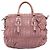 Borsa a mano PRADA in pelle 2way Rosa Argento Auth 197673 - vista 13