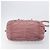 Borsa a mano PRADA in pelle 2way Rosa Argento Auth 197673 - vista 5