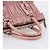 Borsa a mano PRADA in pelle 2way Rosa Argento Auth 197673 - vista 6