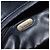 Borsa a mano FENDI Macaroni in pelle nera e oro Auth 199827 Nero D'oro - vista 17