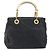 Borsa a mano FENDI Macaroni in pelle nera e oro Auth 199827 Nero D'oro - vista 2